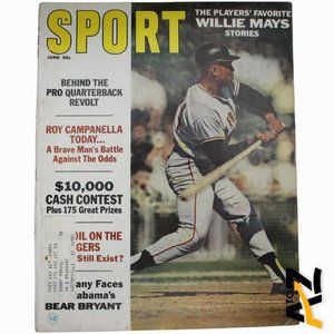 Sport Magazine 1967 June THE PLAYERS FAVORITE WILLIE MAYS Cover